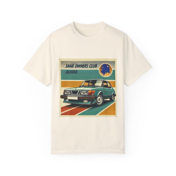 white saab owners club t shirt 4