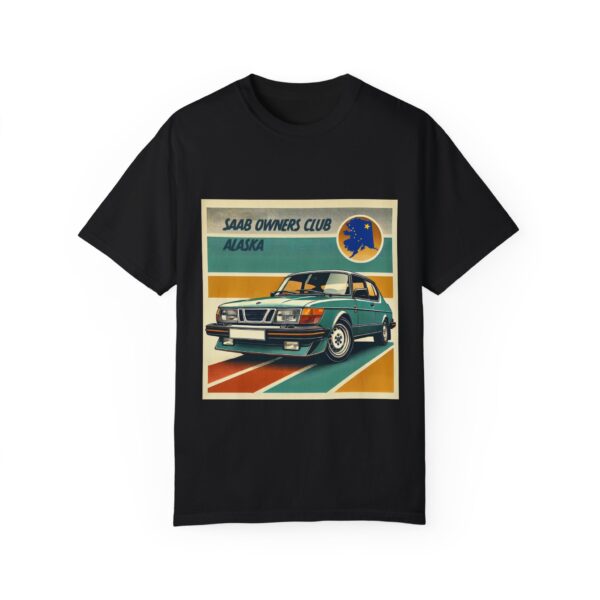 black saab owners club t shirt 1