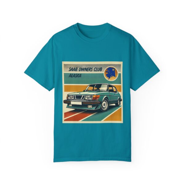 teal saab owners club t shirt1