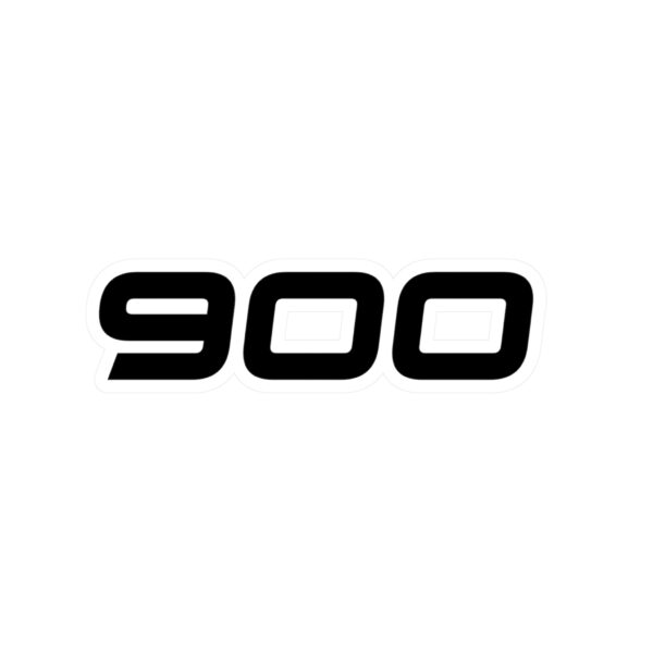 "900" | Kiss Cut Vinyl Sticker for Saab 900 - Image 3