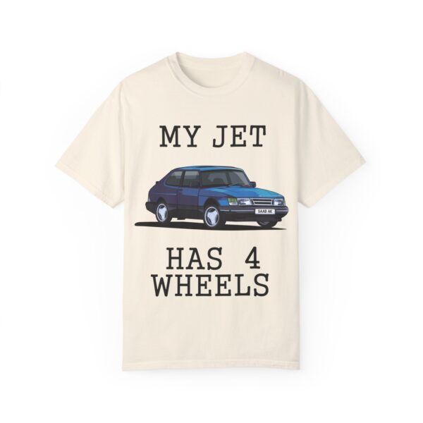 My Jet Has 4 Wheels | Saab t-shirt - Image 4