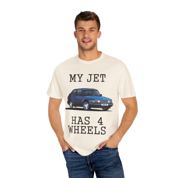 My Jet Has 4 Wheels | Saab t-shirt - Image 6