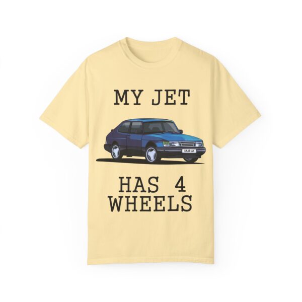 My Jet Has 4 Wheels | Saab t-shirt - Image 7