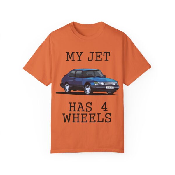 My Jet Has 4 Wheels | Saab t-shirt - Image 9